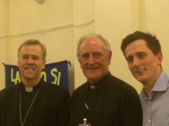 Bishop Nicholas Hudson, Fr Joe Ryan and  Danny Curtin.  For more pictures see ICN's FB page