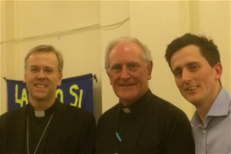 Bishop Nicholas Hudson, Fr Joe Ryan and  Danny Curtin.  For more pictures see ICN's FB page