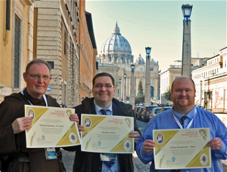 British Province with their Year of Mercy certificates