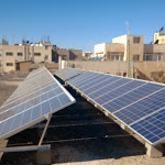 State-of-the-art panels soak up desert sunshine