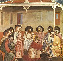 Christ reasoning with Peter - Giotto