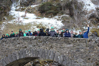On the bridge in Gavarnie