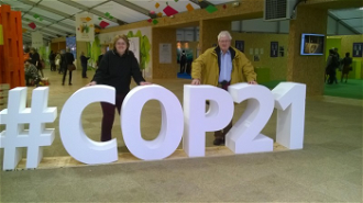 Christian campaigners at COP21, Paris, December 2015