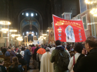 Procession of banners