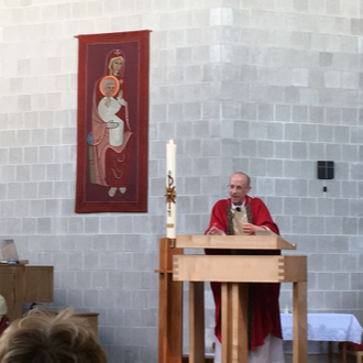 Fr Angelus Houle at St Margaret's