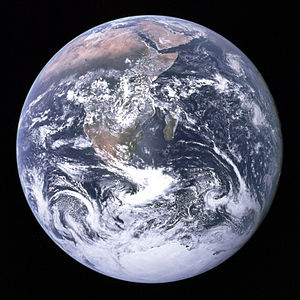 'The Blue Marble' taken by 1972 Apollo 17 lunar mission