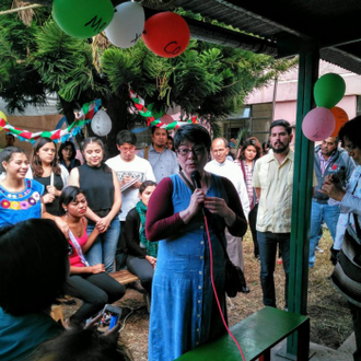 Sister Lety at the inauguration ceremony