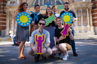 CAFOD campaigners at Westminster Cathedral