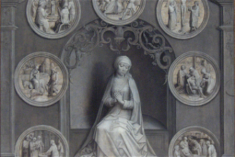 Mary surrounded by the Seven Sorrows Adriaen Isenbrandt 1485-1551)  Georges Jansoone (JoJan)