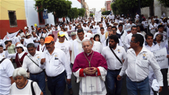 A Church march in June against violence in Mexico