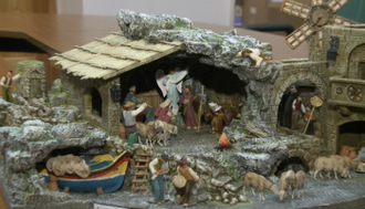 Manual Grech Maltese crib in St Peter's Square