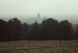 Canterbury Cathedral from university