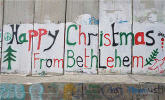 Message on Separation Wall