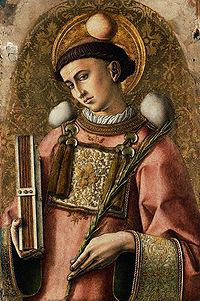 St Stephen by Carlo Crivelli