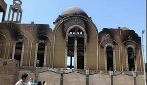 Gutted by fire - Church of the Virgin Mary, Mosul