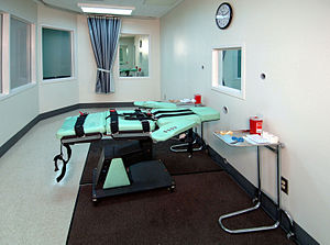 Lethal injection room, San Quentin State Prison, California - Wiki image