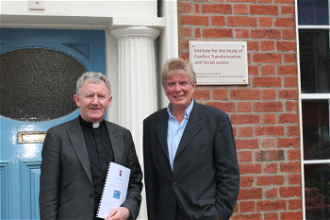Fr Patrick Devine with Professor Hastings Donnan