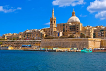 St Paul's Cathedral spire towers over Valletta skyline
