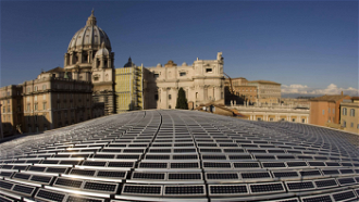 Solar panels in the Vatican City