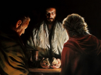Last Supper - Andrew White - oil on canvas