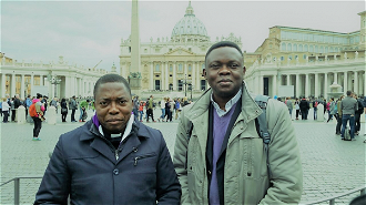 Fr Richard Muembo with Fr Apollinaire Cikongo