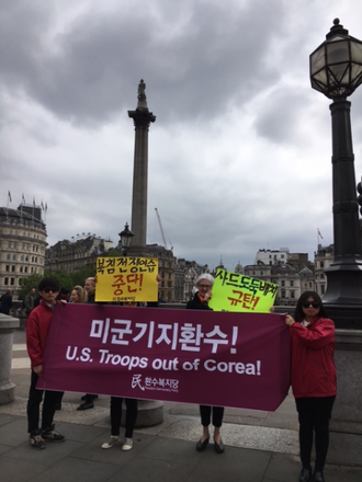 Group in Trafalgar Square