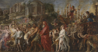 Peter Paul Rubens, A Roman Triumph, about 1630 © The National Gallery, London