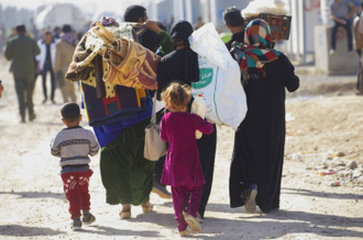 Refugee and IDPs camp in Kazer, Erbil, Iraq