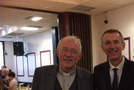 Bishop Kirby with CEO Eddie Gilmore