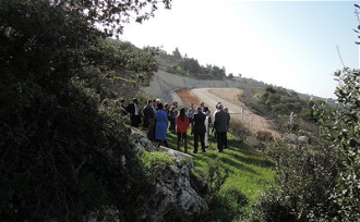 WCC leadership on pilgrimage to Cremisan Valley in March 2015. © Marianne Ejdersten/WCC