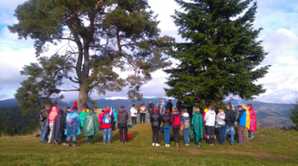 Group near the Slovak border