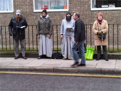 Prayers outside the abortion clinic