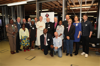 Archbishop Peter Smith, Bishop Christopher Chessun, Fr Timothy Radcliffe, Vincent Manning and project team