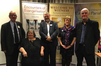 Redemptionist Publications, Fr Denis McBride, Diana Klein, Fr Bernard Cotter, Sharon Beech and Fr Paul Cannon.