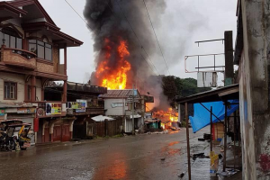 Marawi burning