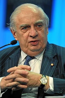 Peter Sutherland at Davos 2011 - Wiki image