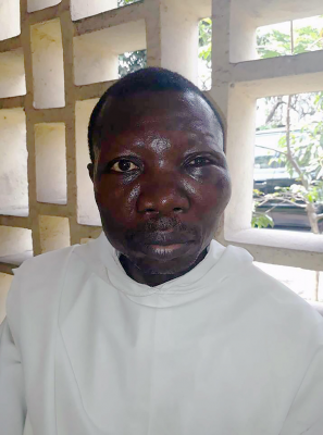Injured parish priest: Fr Jean Nkongolo