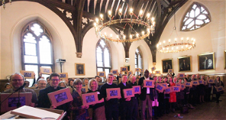 Participants at Lambeth Palace with  their new  Thy Kingdom Come resource kits. See: https://www.thykingdomcome.global