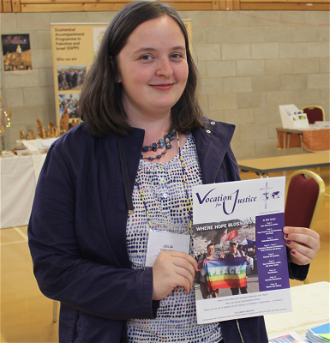 Columban Advocacy worker Julia Corcoran with Vocation for Justice