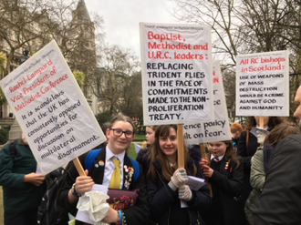 Peace campaigners from Leamington Spa