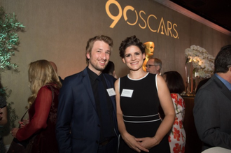 International Gold Student Academy Award winners Tobias Rosen, producer of Watu Wote and director Katja Benrath ©ACN