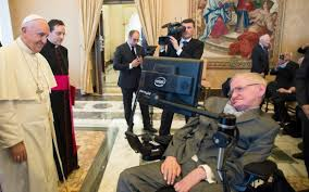 Pope Francis meets Hawking - screenshot
