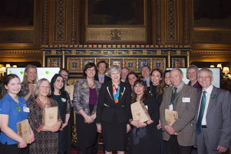 Theresa May & Claire Perry with Green Heart Hero Award winners  - image: Heather Stuckey CC