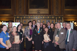 Theresa May & Claire Perry with Green Heart Hero Award winners  - image: Heather Stuckey CC