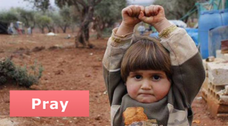 Girl in Middle East refugee camp Photo: Osman Sagirli Turkiye