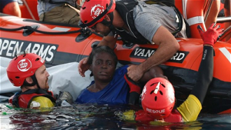 Spanish NGO rescues woman off Libyan coast