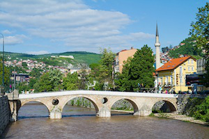Latin Bridge, Sarajevo - wiki image Tumi