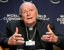 Cardinal McCarrick at Davos, 2008
