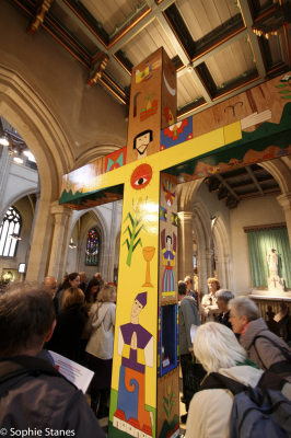 Southwark Cathedral  Romero Cross - image: Sophie Stanes.