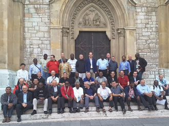 Jesuit delegates at CTEWC Image: Prem Xalxo SJ